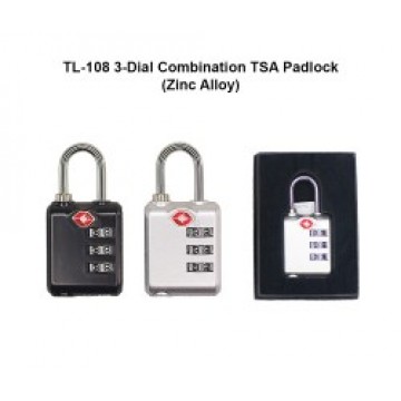 Combination TSA Padlock, 3-Dial / 4-Dial