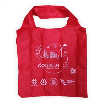 Foldable Handy Nylon Tote Shopping Bag