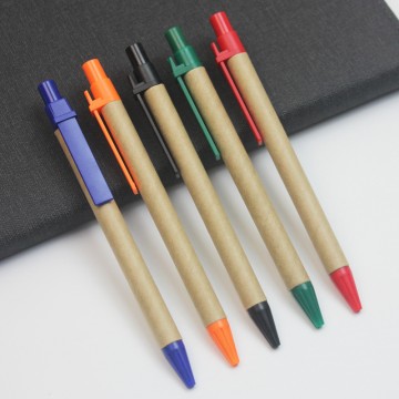 Eco-Friendly Pen with Recycled Paper Barrel