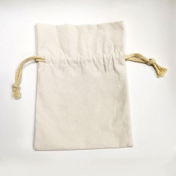 Drawstring Pouch with flounces Closure