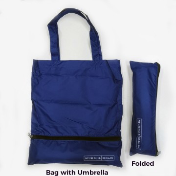 Foldable Umbrella Packed in Foldable Tote Bag