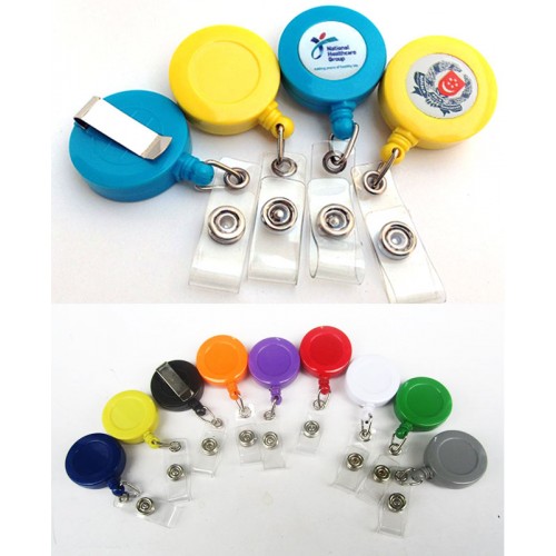 ID Card Holder Pulley Pull Reel