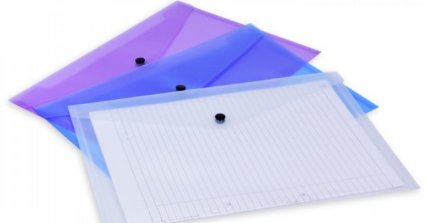 A4 PVC Button File