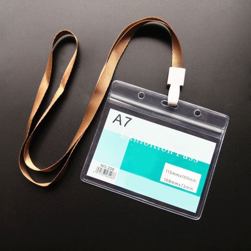 Lanyard with PVC Card Holder in Various Sizes