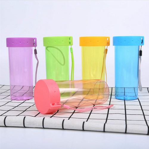 Colourful Transparent Water Bottle