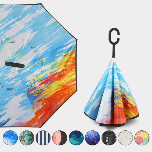 Inverted Reversible Umbrella with CHook